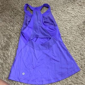 Lululemon purple work out top